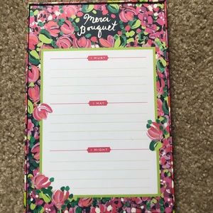 Lilly Pulitzer To Do Notepad and Tray